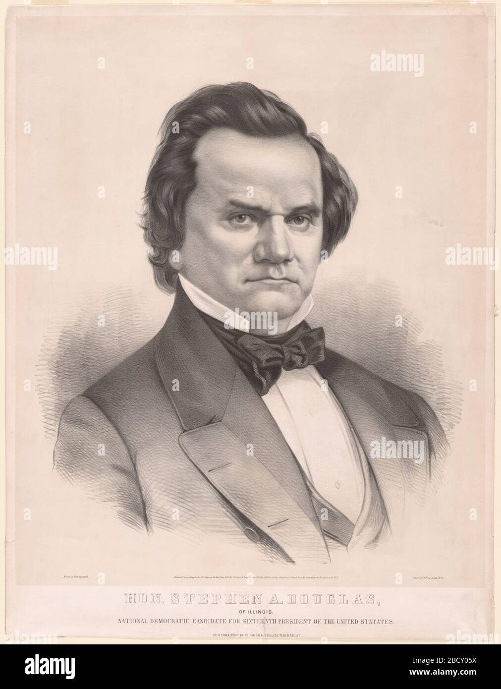Stephen Arnold Douglas. NPG.84.193 Stockfoto