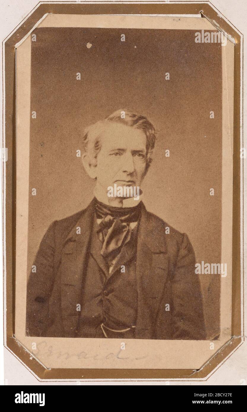 William Henry Seward. NPG.83.7.RR Stockfoto