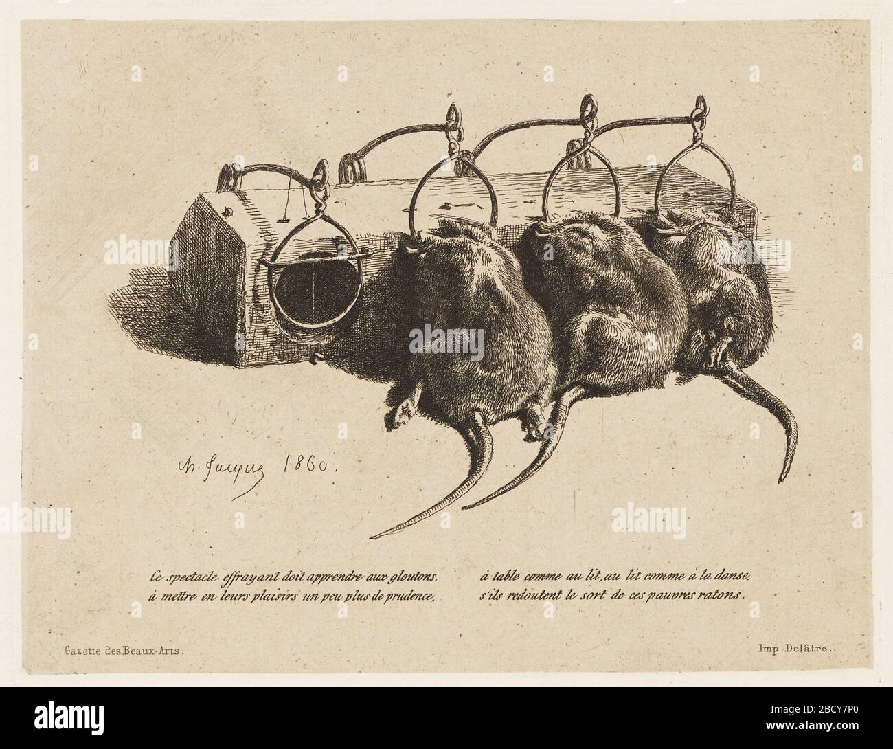 Der Mousetrap. Die Mousetrap wird untersucht Stockfoto