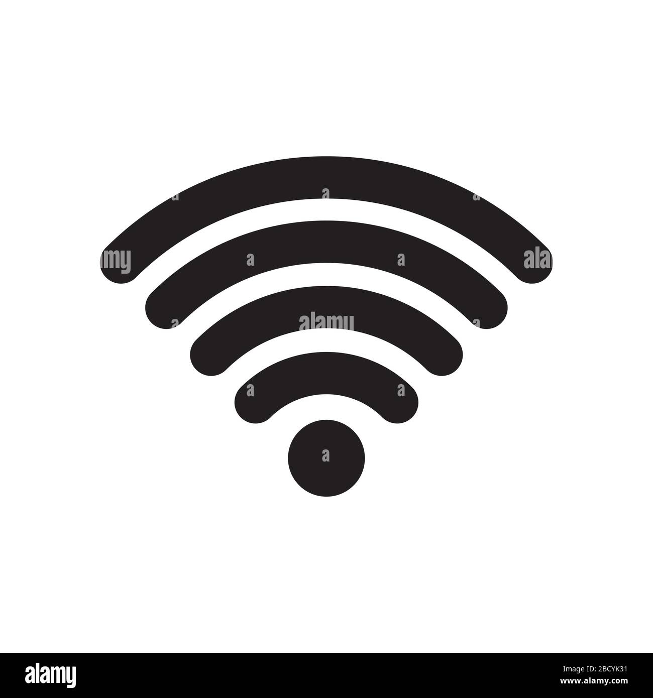 Wi-Fi , Radio Wave , Kommunikation Symbol Stock Vektor
