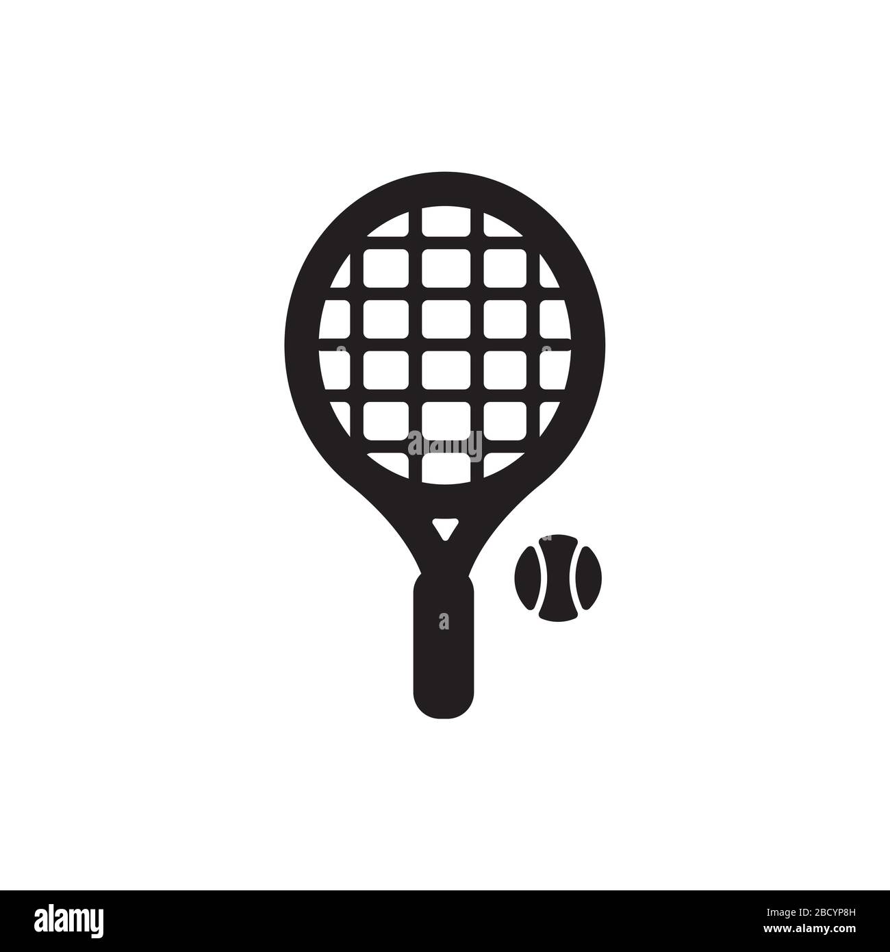 Tennis-Symbol Stock Vektor