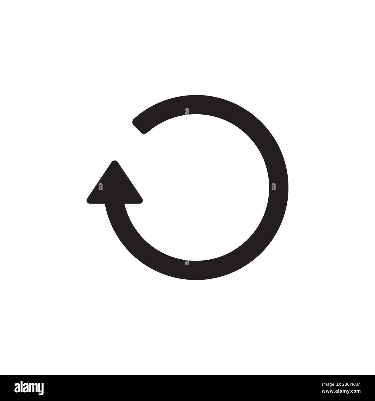 symbol „neu laden/Zyklus“ Stock Vektor