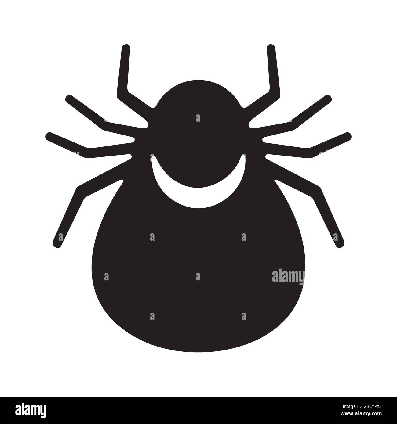 Milben- / Bug- / Allergen-Symbol Stock Vektor