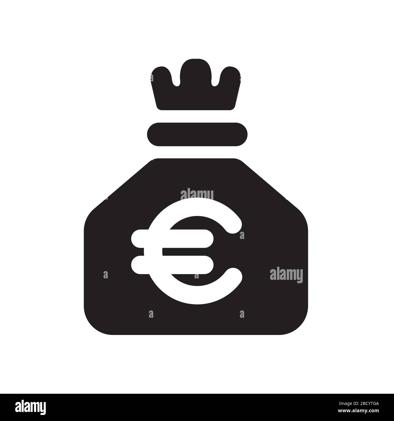 Symbol für Dollartasche Stock Vektor