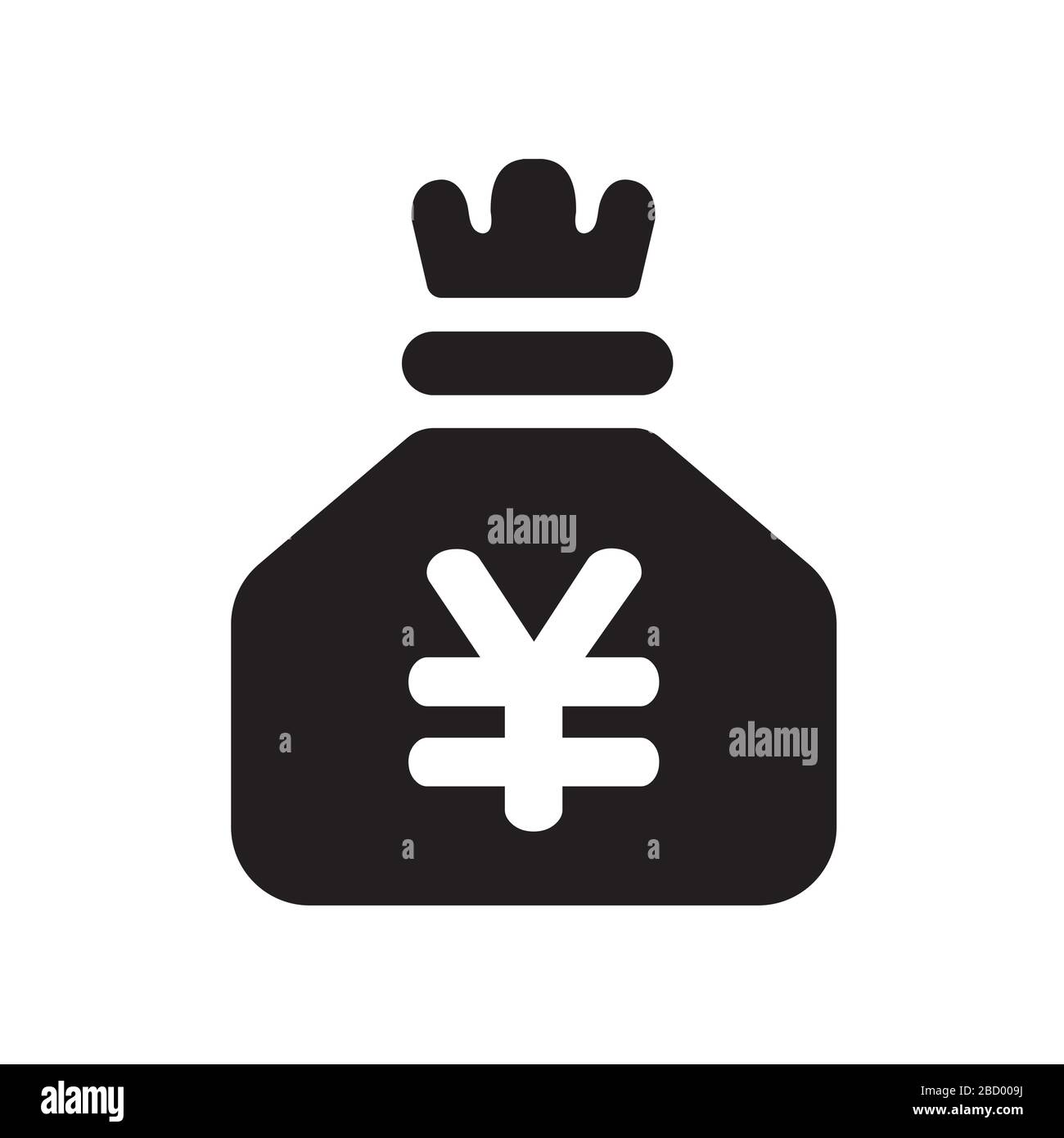 Symbol für Dollartasche Stock Vektor