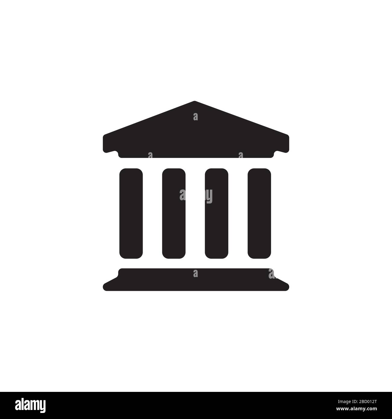 symbol für museum / Gericht / Bank Stock Vektor