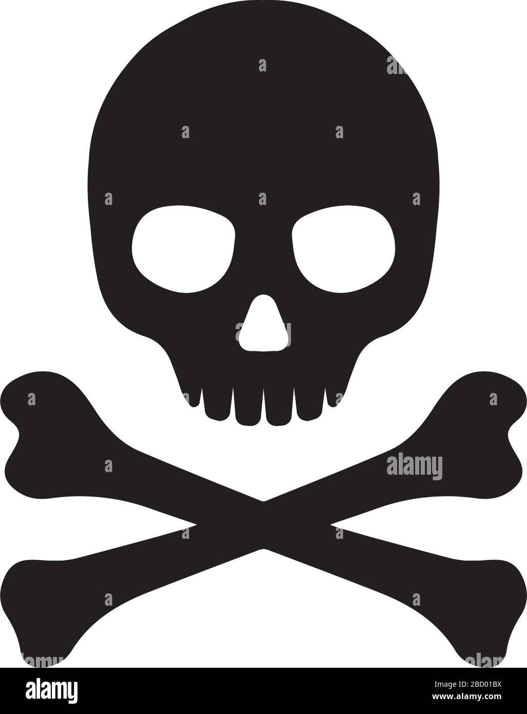 Skull &amp; Bones-Symbol Stock Vektor