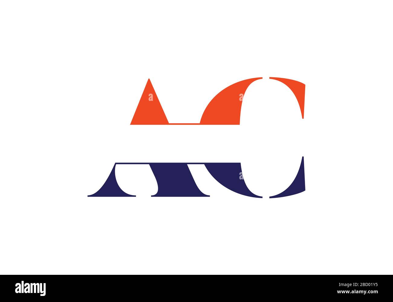 A C Initial Letter Logo Design Vector template, Graphic Alphabet Symbol for Corporate Business Identity Stock Vektor