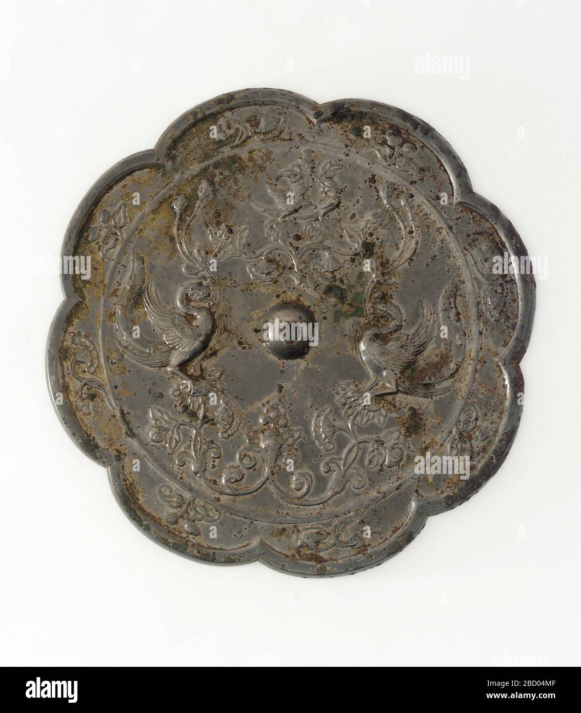 ; China; 618-907; Bronze; Diam x D: 21,9 x 1,4 cm; Geschenk von Charles lang Freer Mirror Stockfoto