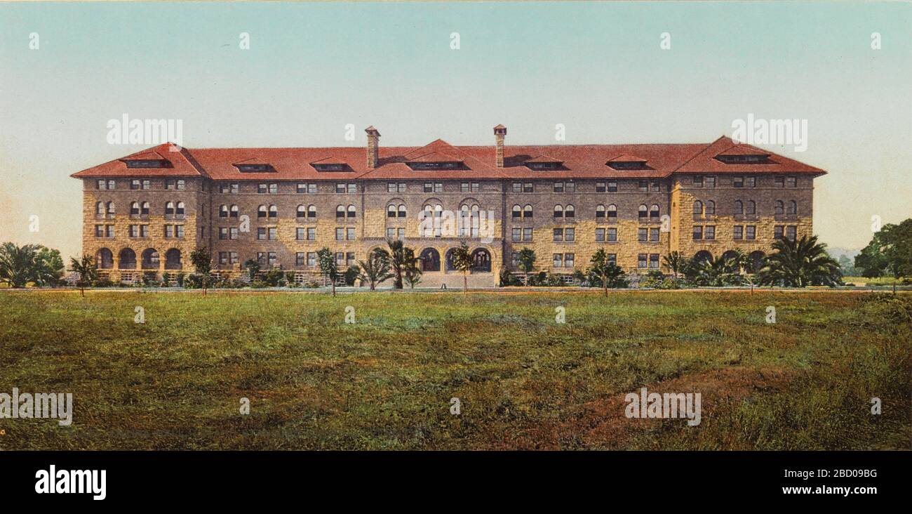 Encina Hall Leland Stanford Junior University. Stockfoto