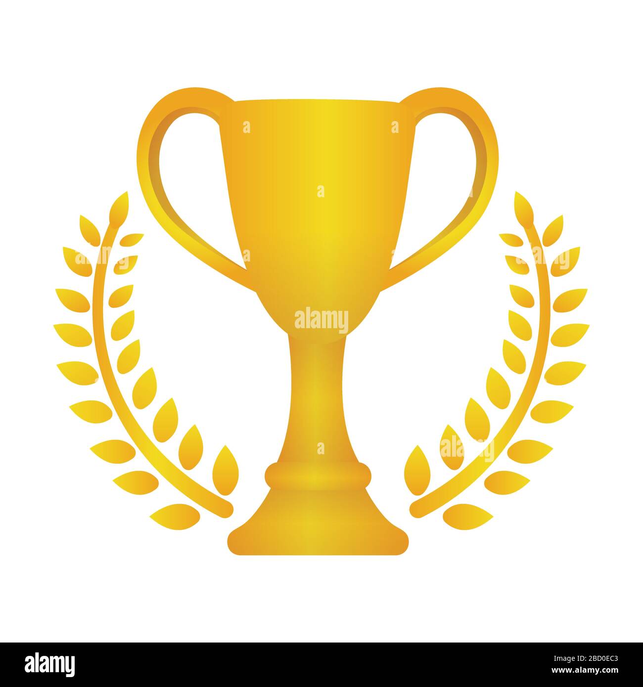 Pokal Tasse Symbol Abbildung. Gold ( 1. Platz Stock-Vektorgrafik - Alamy