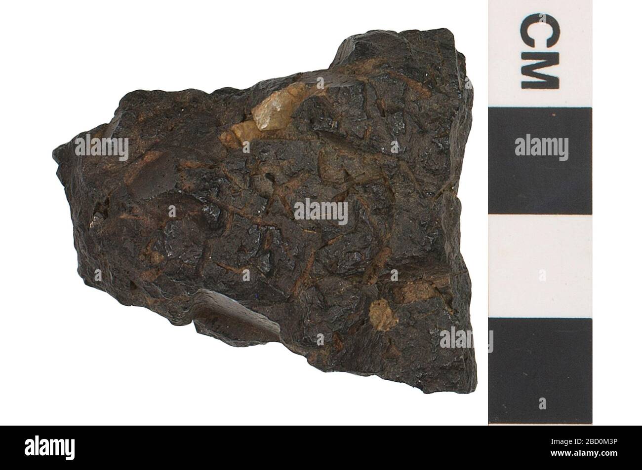 Magnetit-Oktaeder. EO 041461 Oxide Mineral Magnetite 002.jpg Stockfoto