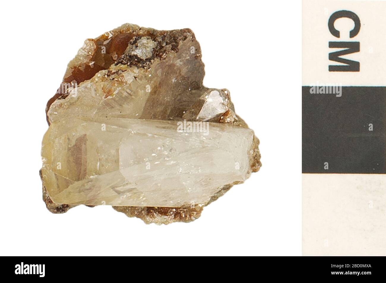 Sulfat-Mineral Anglesit. EO 080372 Silicate Mineral Apophyllite 001.jpg Stockfoto