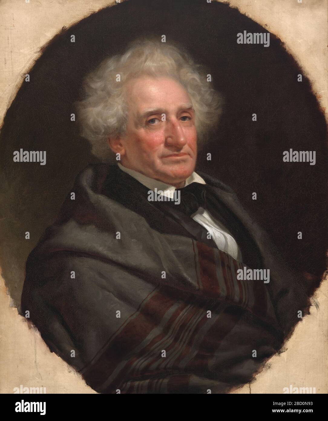 Thomas McKenney. Der gebürtige Chestertown, MarylandThomas L. McKenney, war eine der wichtigsten Persönlichkeiten bei der Festlegung und Umsetzung einer frühen Regierungspolitik gegenüber amerikanischen Indianern. NPG.2011.62 Stockfoto