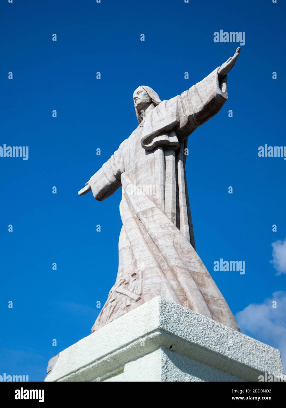 Cristo Rei berühmter touristischer Aussichtspunkt in Ponta do Garajau, Funchal, Madeira Stockfoto