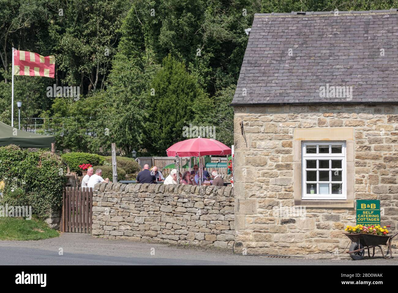 Boathouse Inn, Warden, Northumberland, Großbritannien, Stockfoto