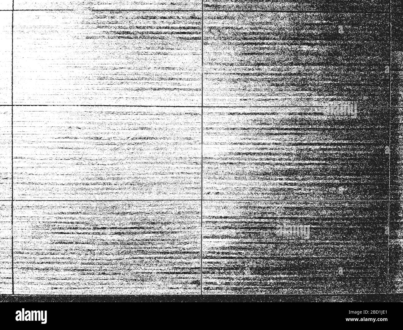 Alte Textur mit Fußboden oder Wandrechteck. Schwarz-weißer Grunge Hintergrund. EPS8-Vektorgrafiken. Stock Vektor