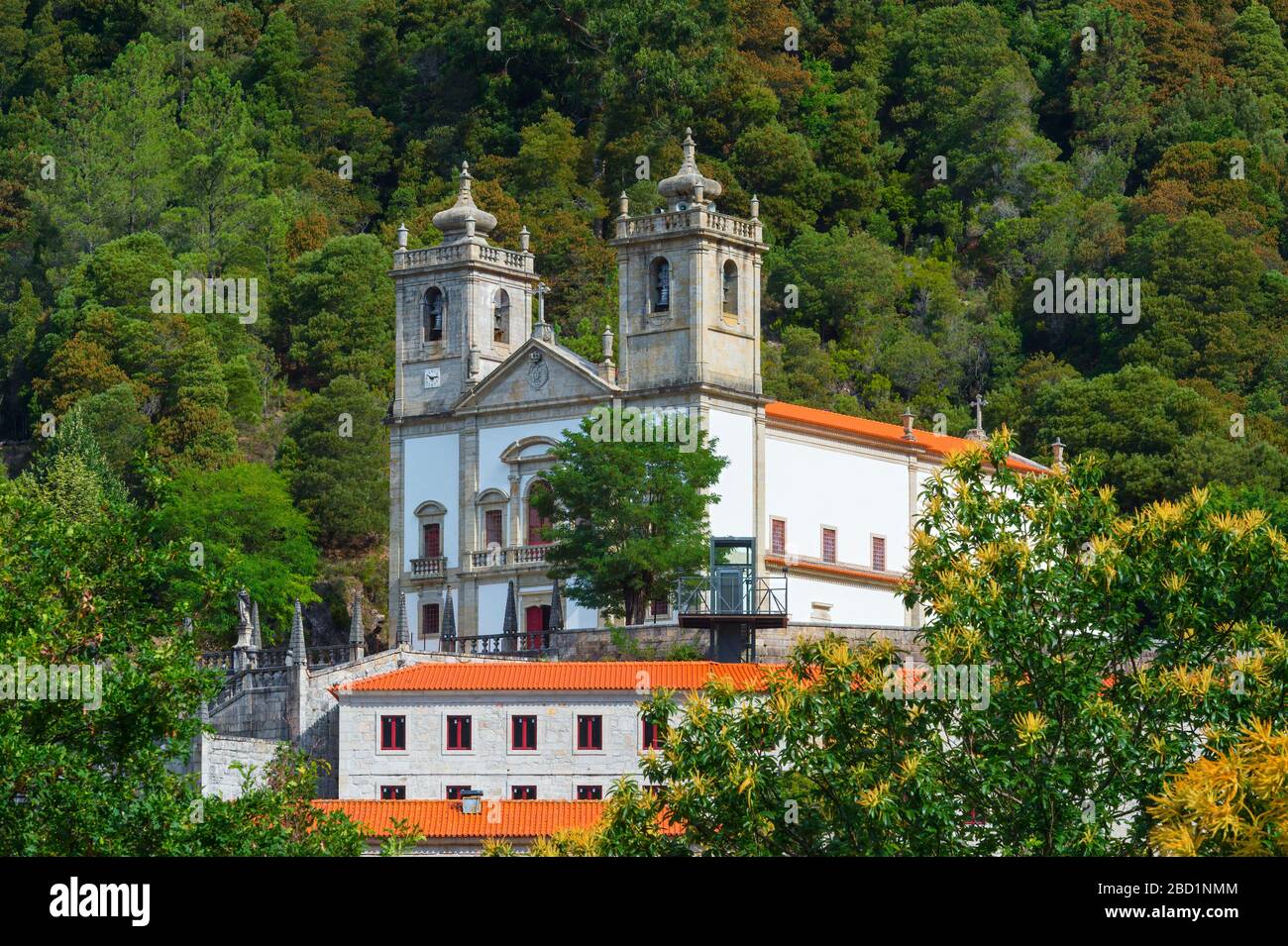 Nossa Senhora da Peneda Sanctuary, Peneda Geres National Park, Gaviera, Minho Provinz, Portugal, Europa Stockfoto