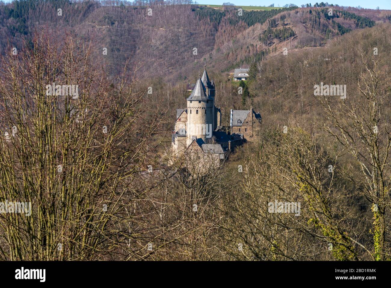 Burg Altena, Sauerland, Nordrhein-Westfalen, Deutschland Schloss Altena, Altena, Sauerland, Nordrhein-Westfalen, Deutschland Stockfoto