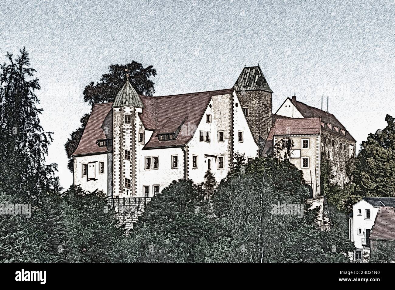 Die Burg Hohnstein ist ein Felsenschloss im Nationalpark Sachsen