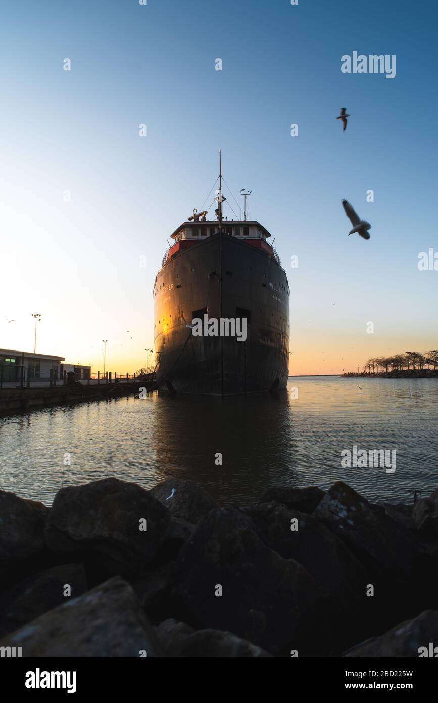 William G Mather Museum in Cleveland Ohio Stockfoto