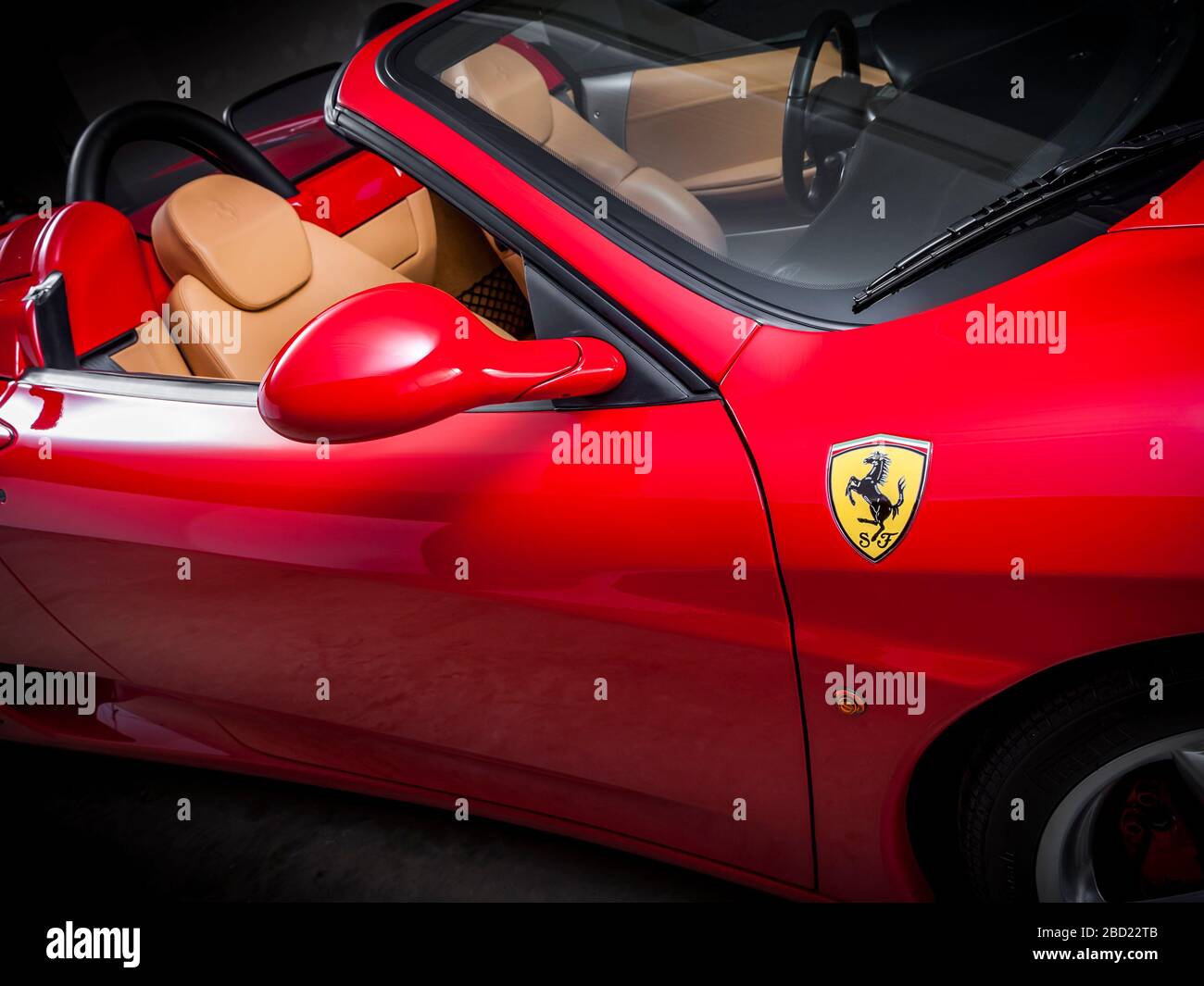 Ferrari 360 Spider Stockfoto