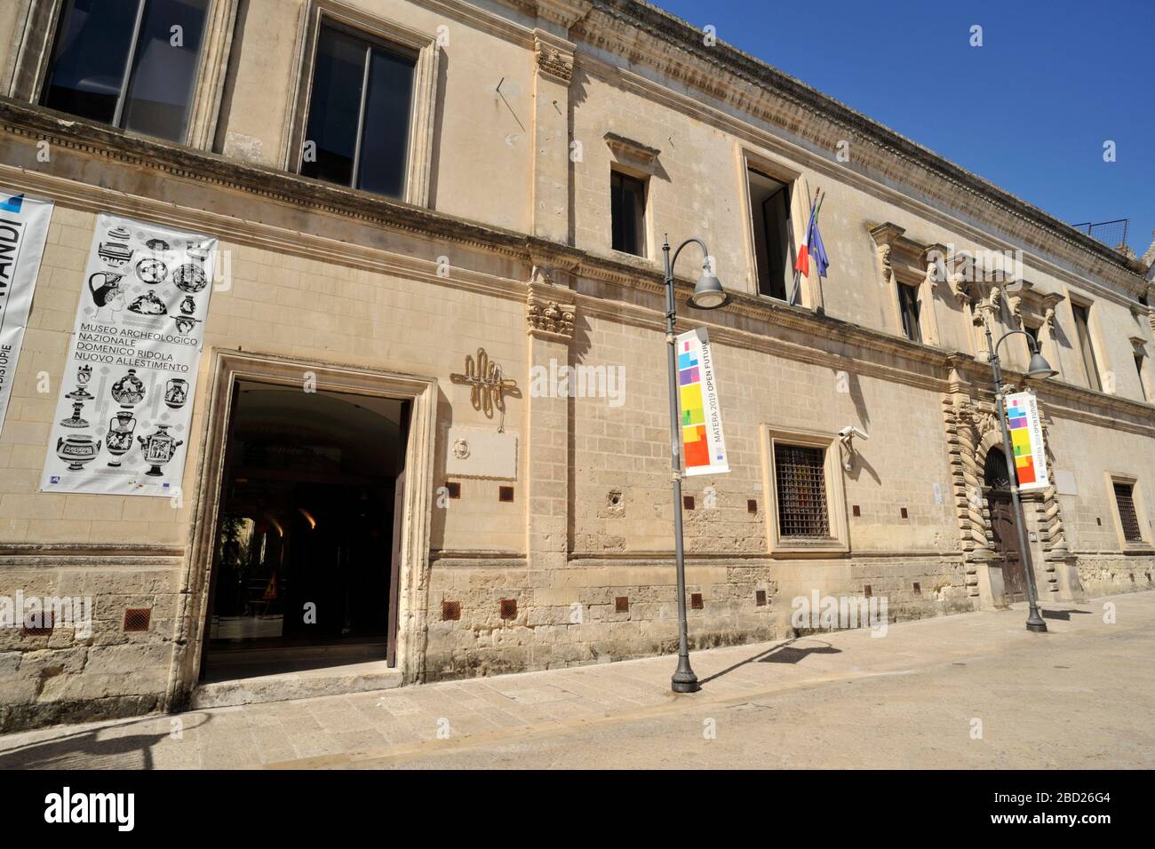 Italien, Basilikata, Mdera, Museo archeologico nazionale Domenico Ridola Stockfoto