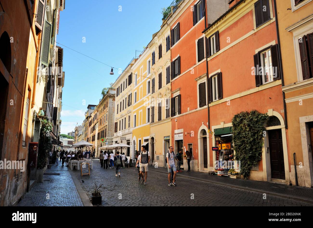 Borgo Pio, Rom, Italien Stockfoto