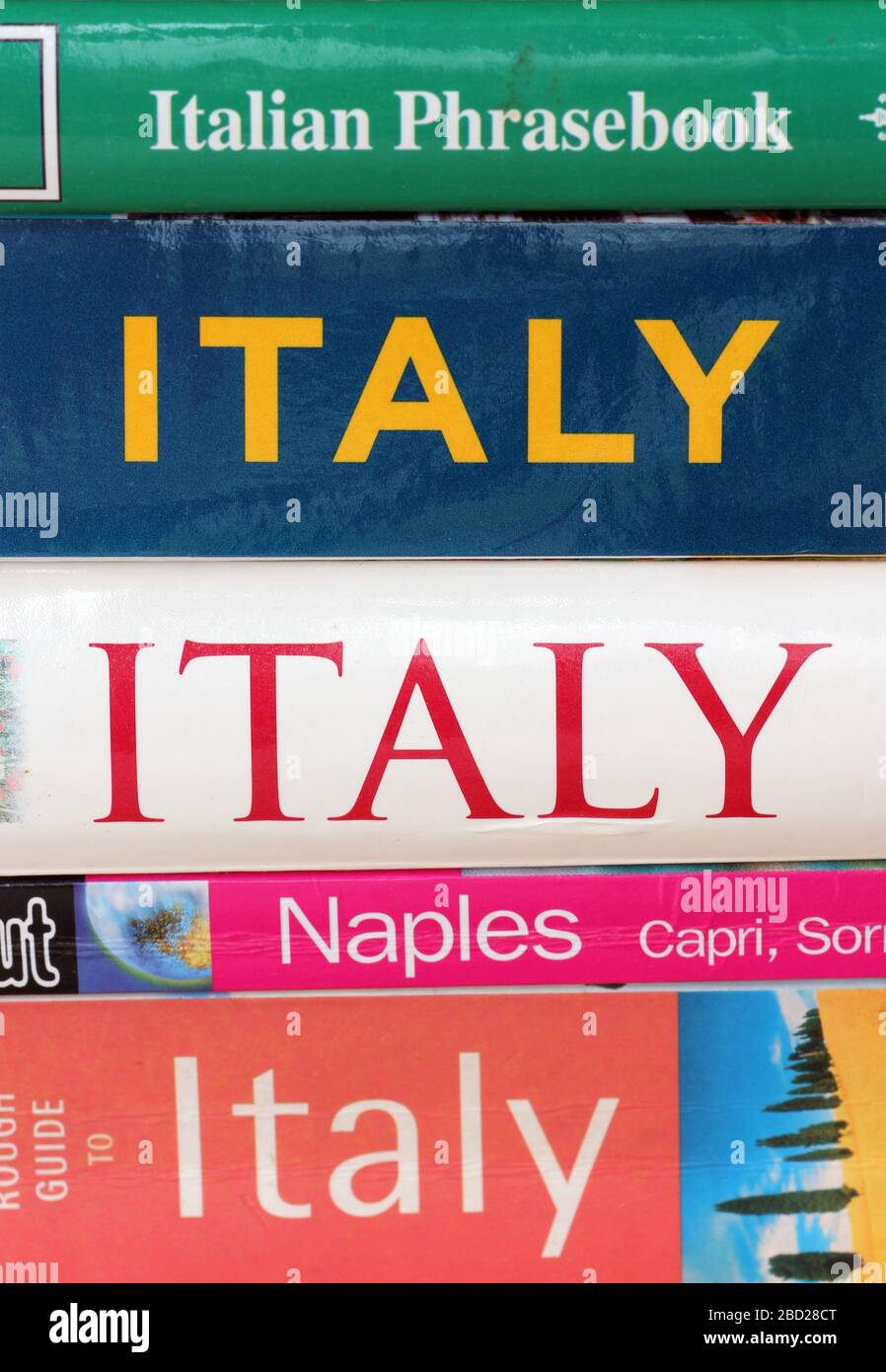 Italien Reiseführer Stockfoto