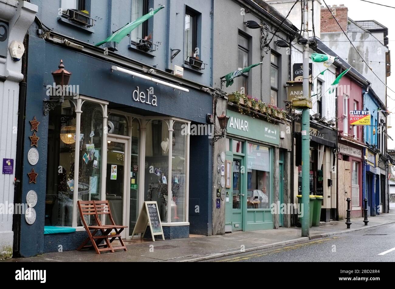 Aniar und Dela Restaurants, Galway City, County Galway, Irland Stockfoto