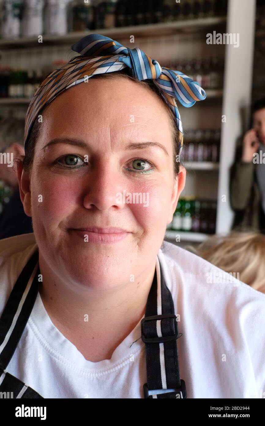 Jess Murphy, Chefkoch-Besitzer des Kai Restaurants, Galway City, County Galway, Irland Stockfoto