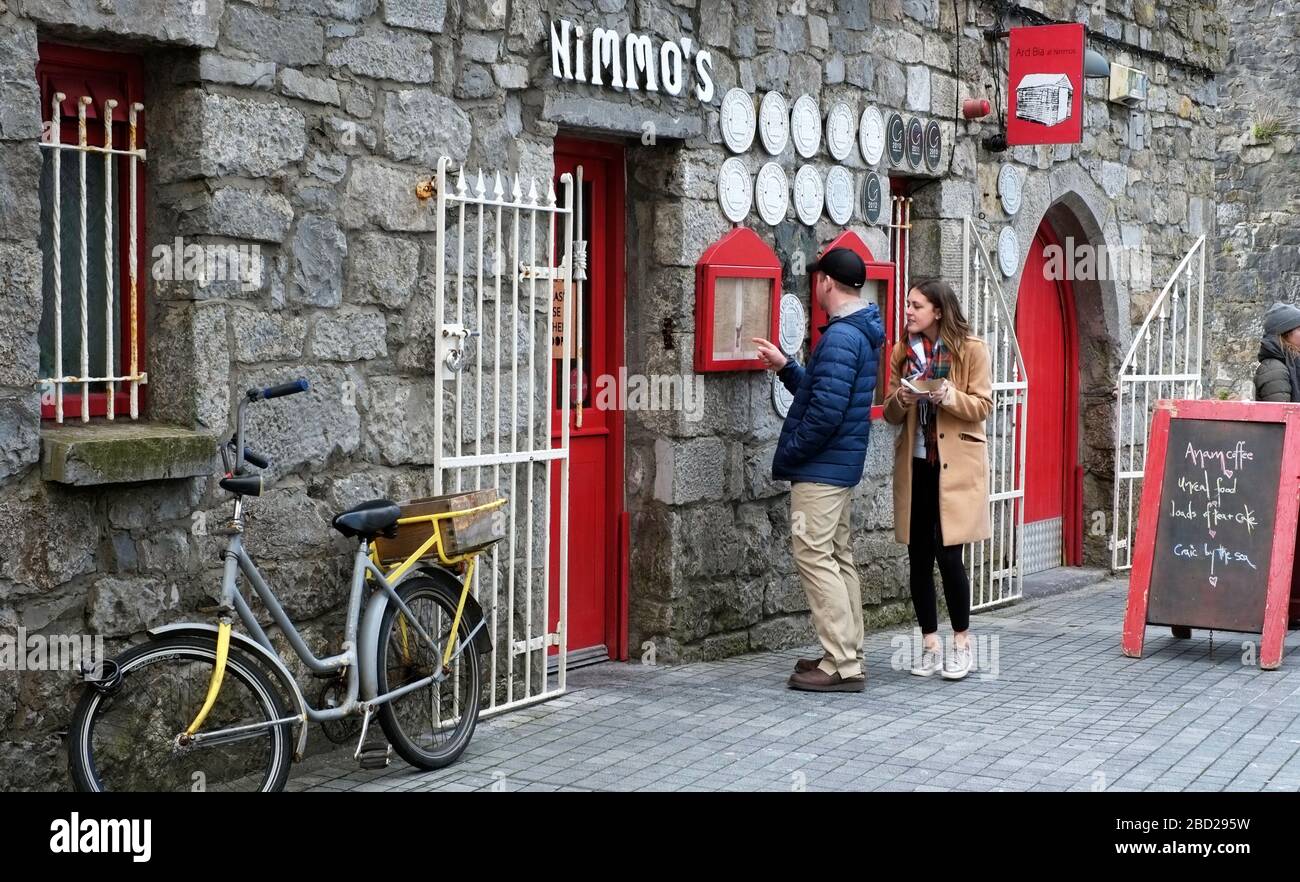 Nimmo's Cafe im ARD Bia, Galway City, County Galway, Irland Stockfoto