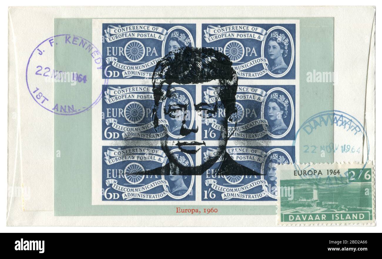 Davaar Island - 22. November 1964: Historischer Umschlag: Deckblatt Jahr seit dem Tod des 35. Präsidenten der Vereinigten Staaten John F. Kennedy Stockfoto