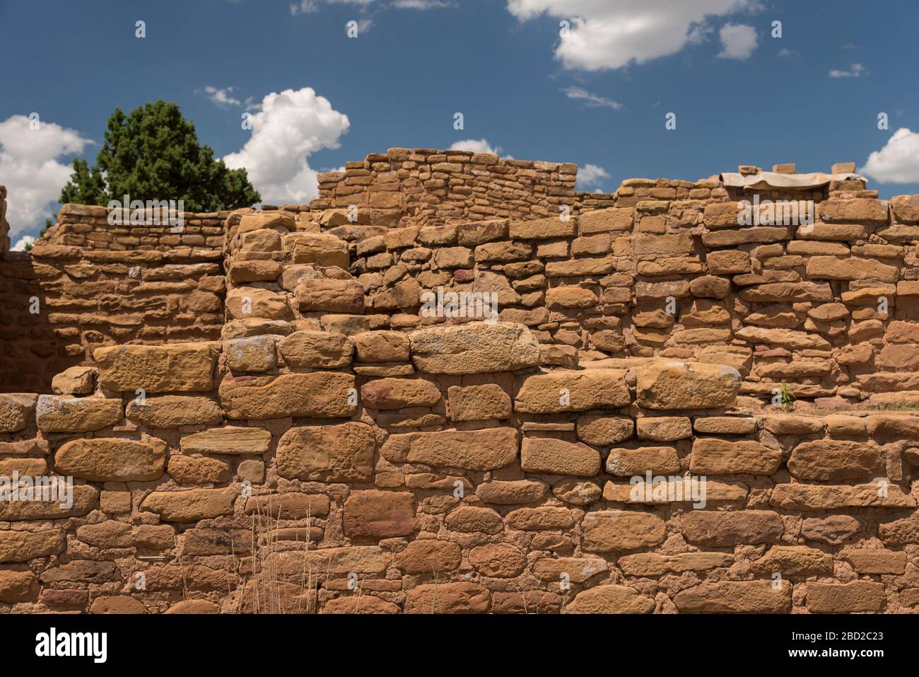Detail des Far View House im Mesa Verde National Park, Colorado, USA Stockfoto
