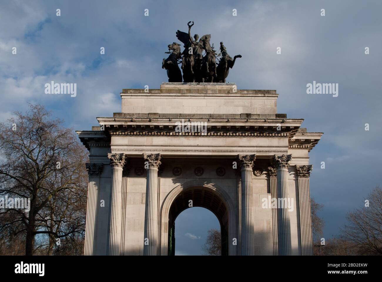 1. Duke of Wellington Equestrian Statue Wellington Arch Apsley Way, London W1J von Matthew Cotes Wyatt Decimus Burton Stockfoto