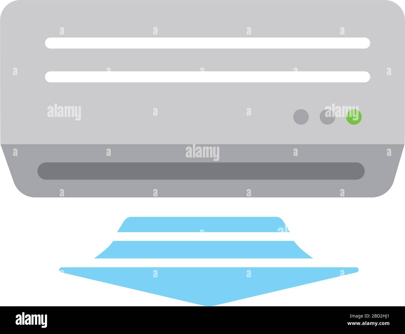 Abbildung des Vektorsymbols für Klimaanlage Stock Vektor