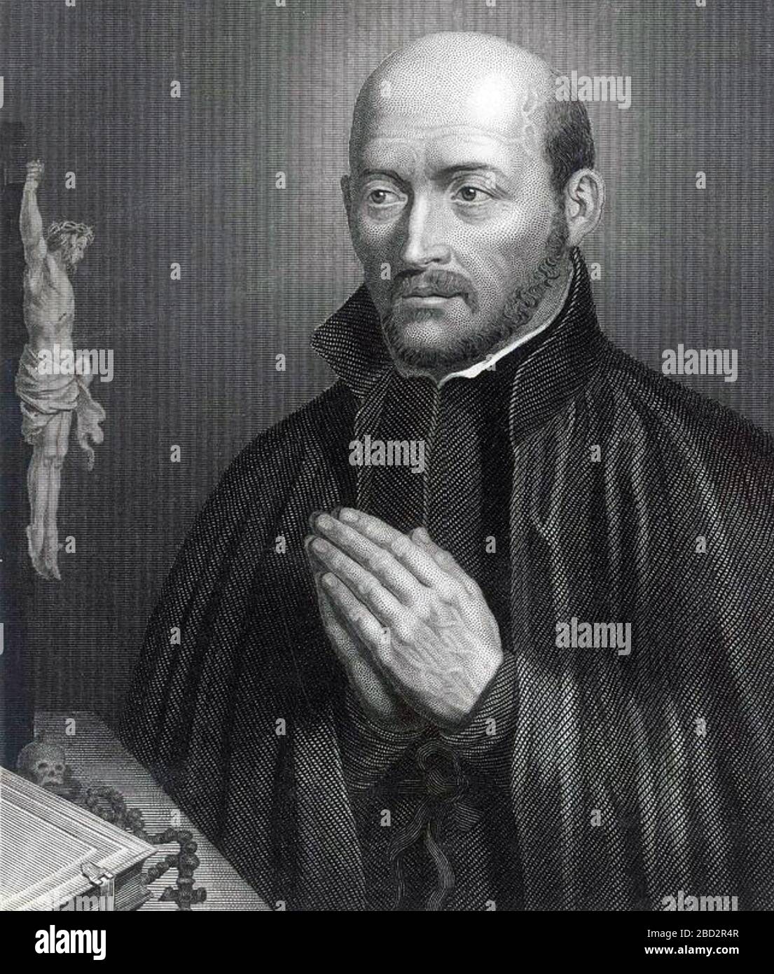 IGNATIUS VON LOYOLA (1491-1556) spanischer katholischer Priester und Theologe, der die Gesellschaft Jesu mitbegründete Stockfoto