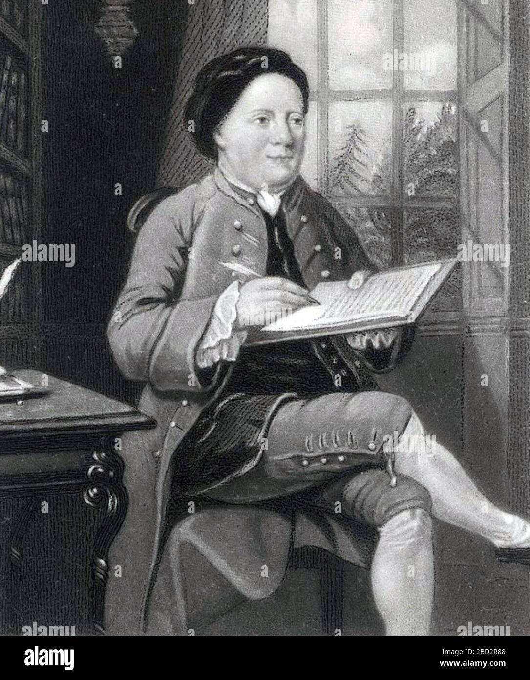 SAMUEL RICHARDSON (1689-1761) englischer Romanautor und Drucker Stockfoto