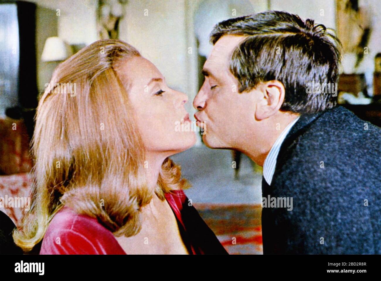 DAS GEHEIMNIS MEINES ERFOLGS 1965 MGM-Film mit Ehre Blackman und James Booth Stockfoto