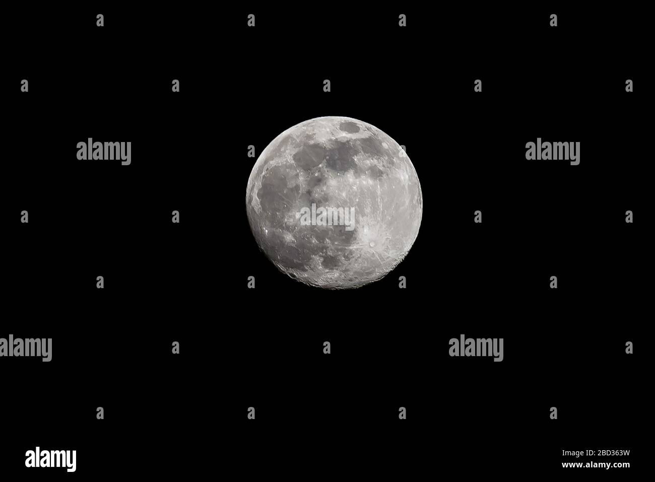 Der Mond Stockfoto