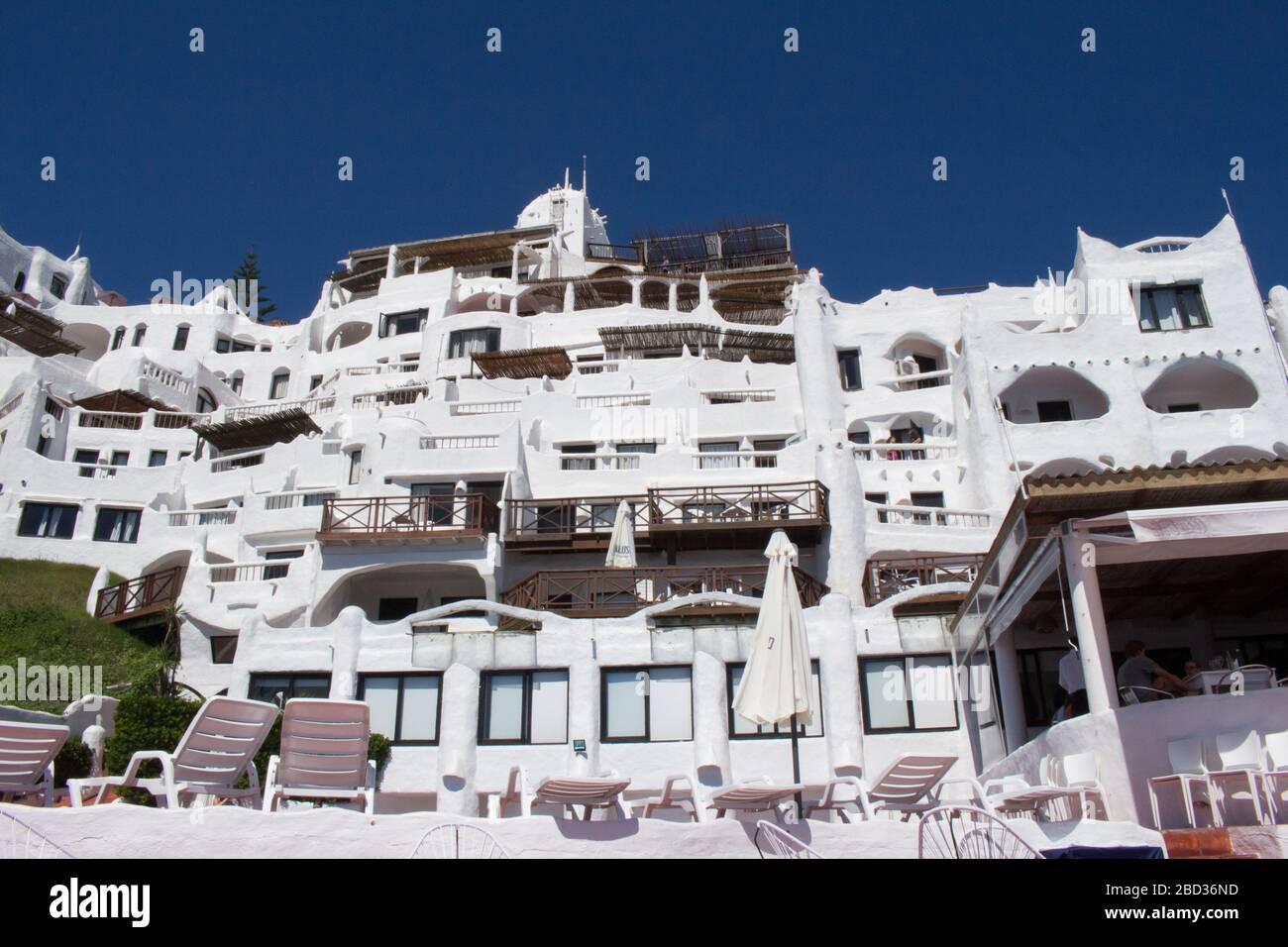 Casa Pueblo Hotel, Maldonado State, Uruguay. Stockfoto