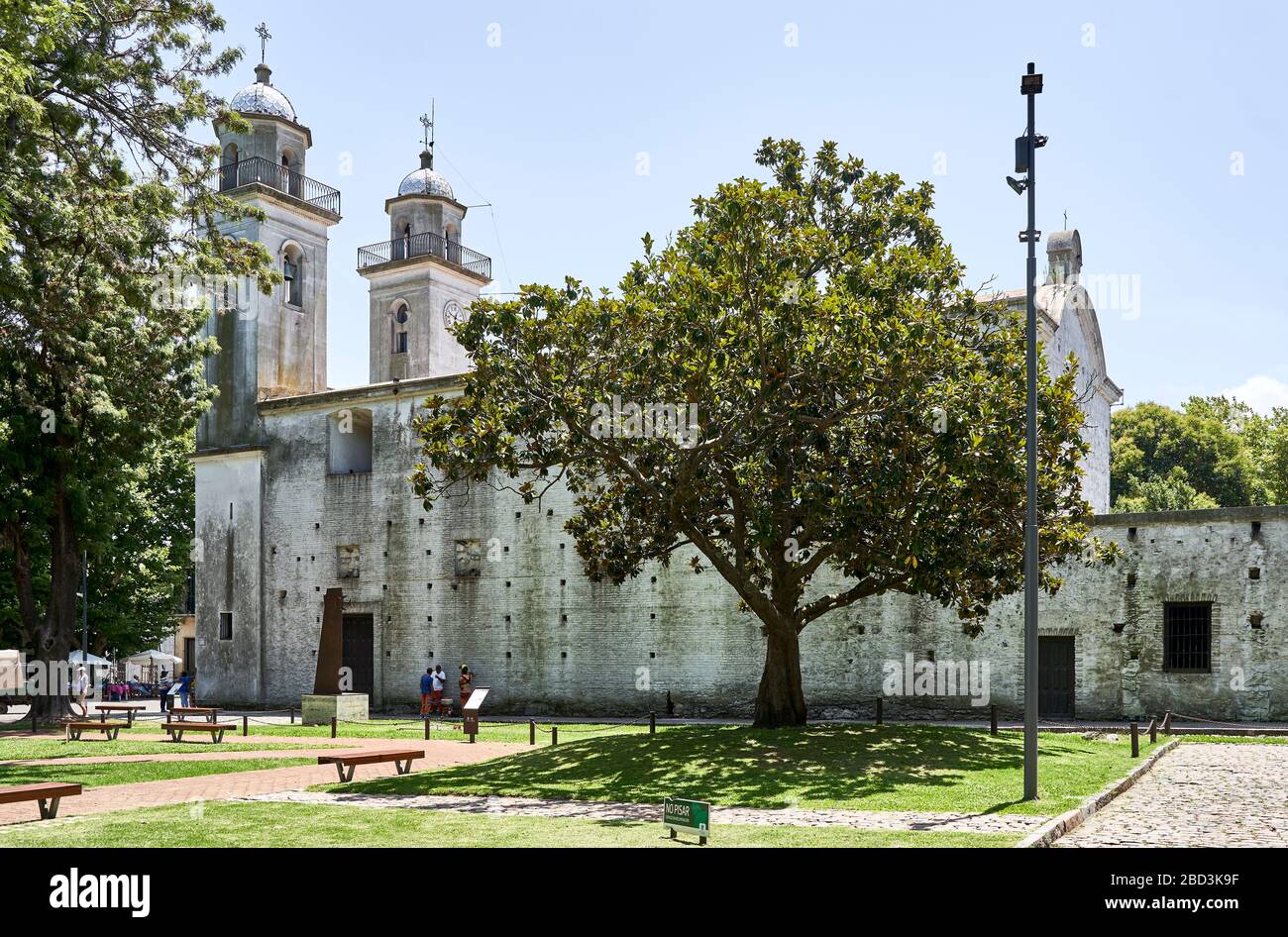 Basílica del Santísimo Sacramento in Colonia del Sacramento, Uruguay. Stockfoto