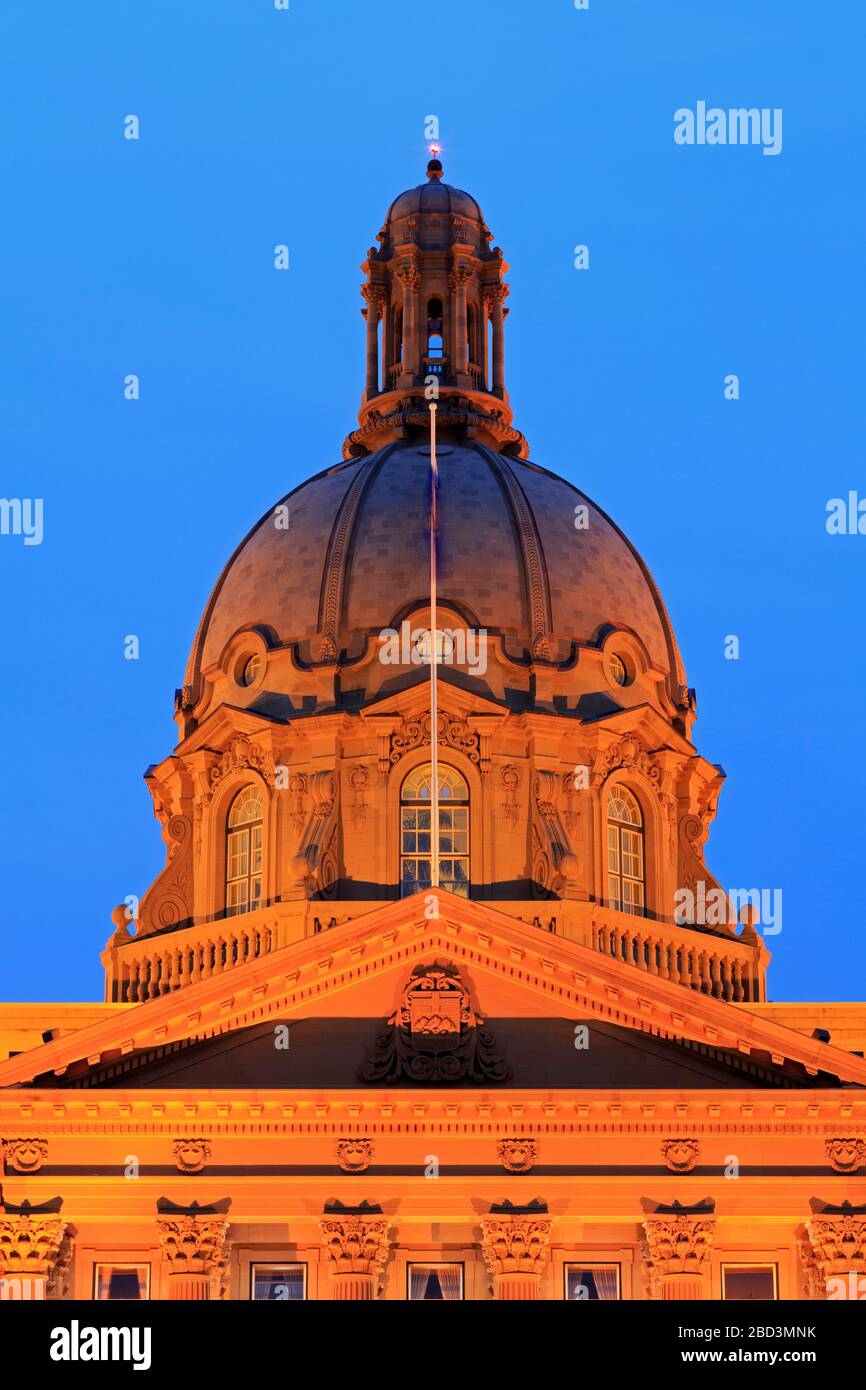 Alberta Legislature Building, Edmonton, Alberta, Kanada Stockfoto