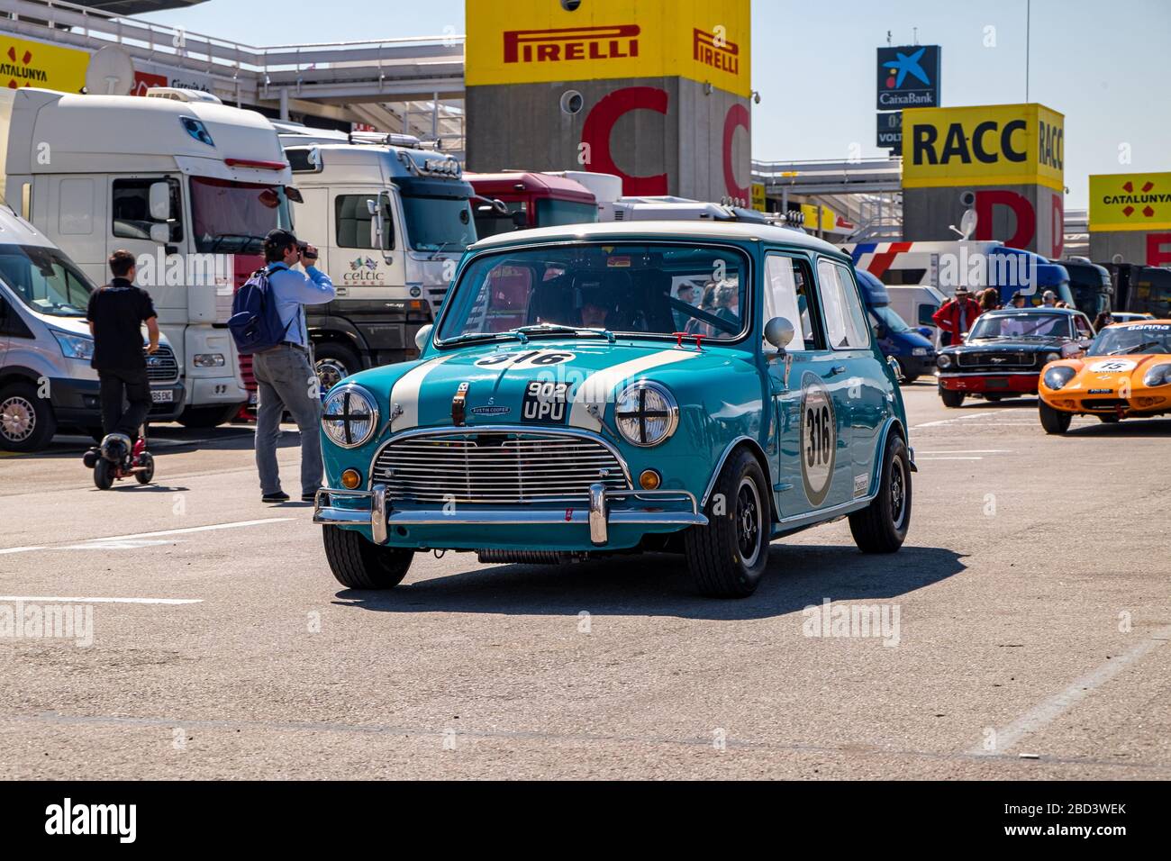 April 2017: Montjuic Spirit auf dem Circuit de Barcelona Catalunya, Katalonien, Spanien. Stockfoto