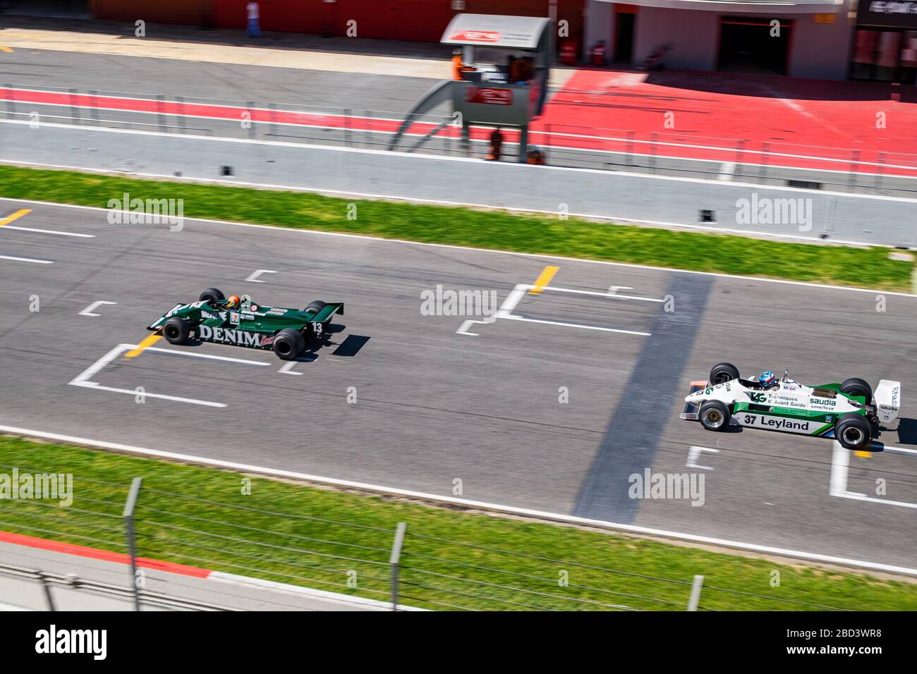 April 2017: Montjuic Spirit auf dem Circuit de Barcelona Catalunya, Katalonien, Spanien. Stockfoto