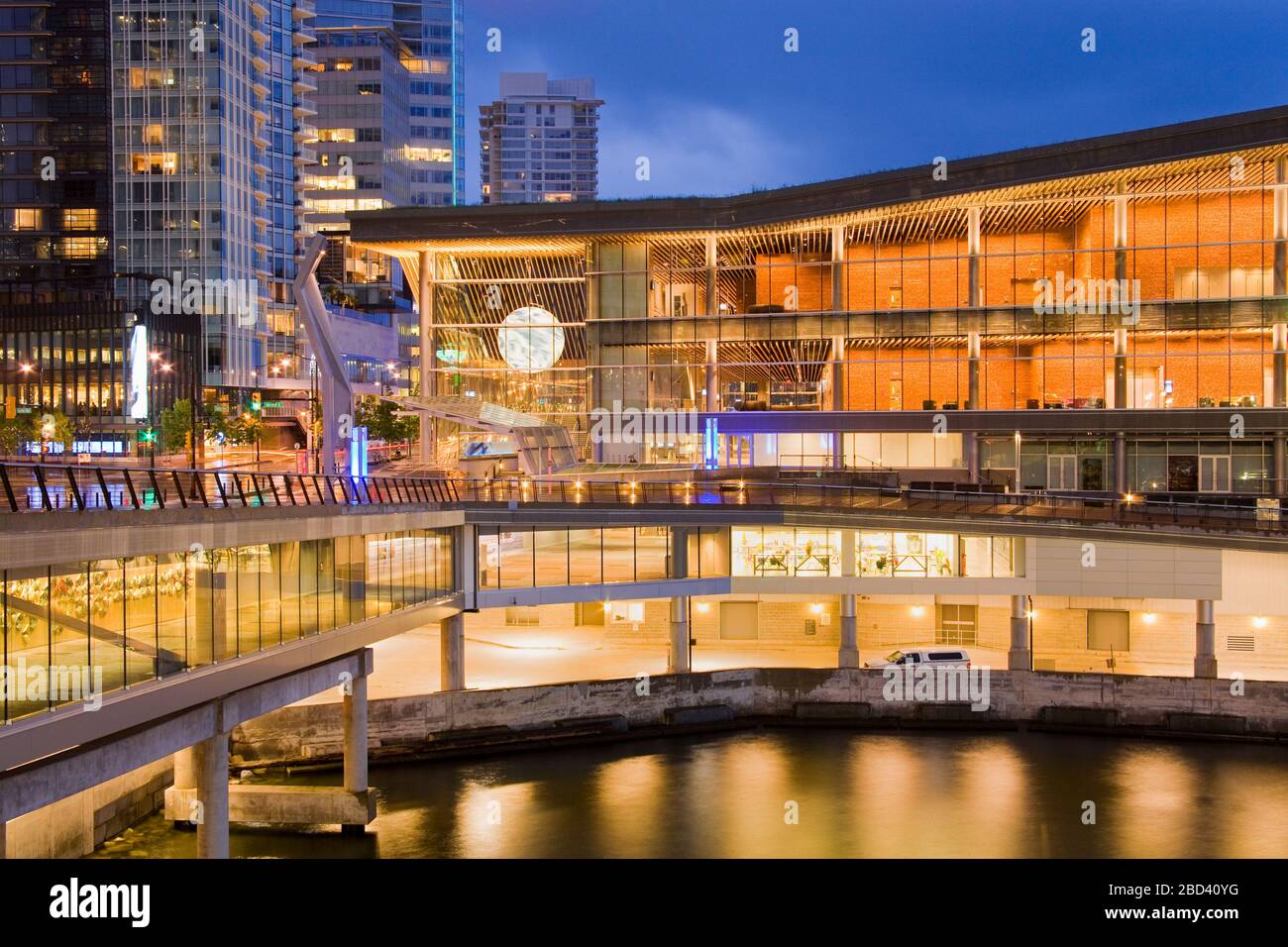 Convention Center (eröffnet 2010), Vancouver, British Columbia, Kanada, Nordamerika Stockfoto