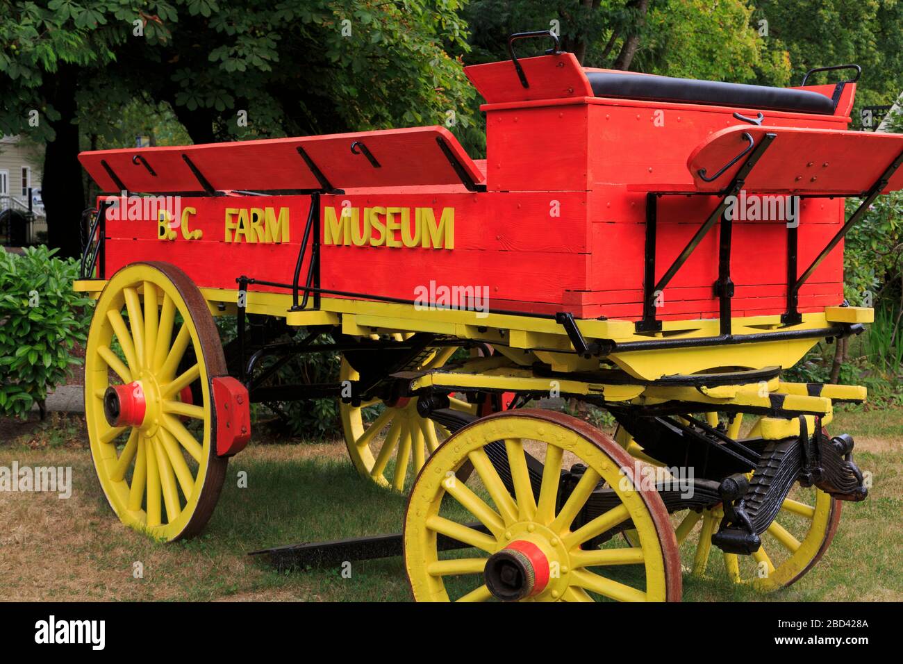 B. C. Bauernhof Museum, Fort Langley, Vancouver Region, Britisch-Kolumbien, Kanada Stockfoto