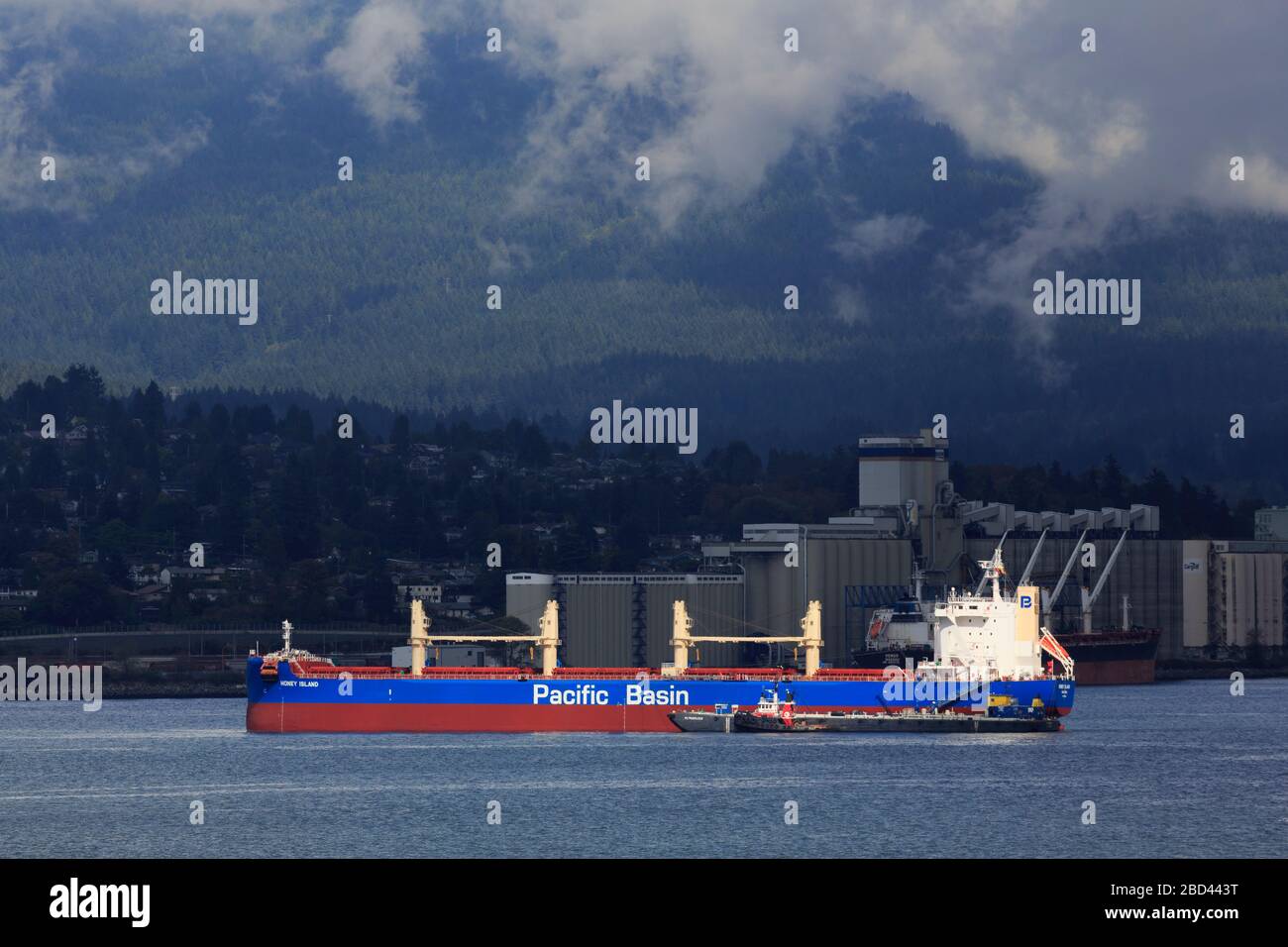 Burrard Inlet, Vancouver, Britisch-Kolumbien, Kanada Stockfoto