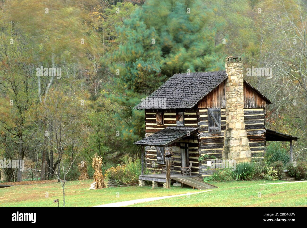 Gladie House, Red River Gorge Geological Area, Daniel Boone National Forest, Kentucky Stockfoto