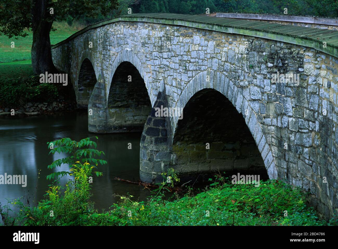 Burnside Bridge, Antietam National Battlefield, Maryland Stockfoto